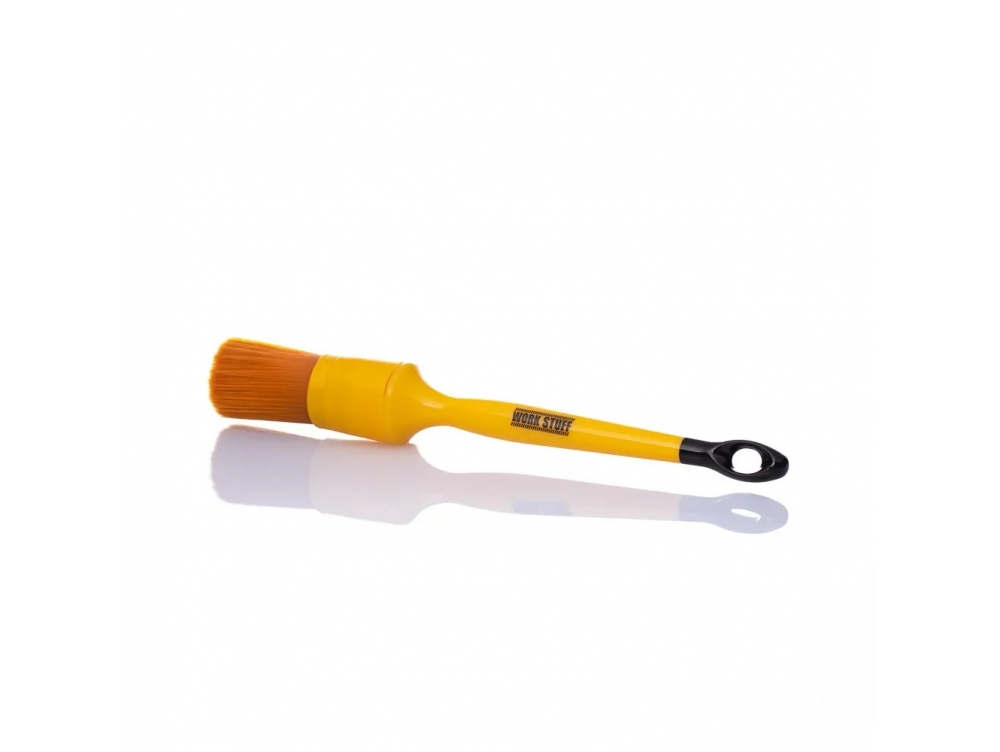 Універсальний м'який пензлик для детейлінгу - Work Stuff Detailing Brush Albino Orange 30mm -