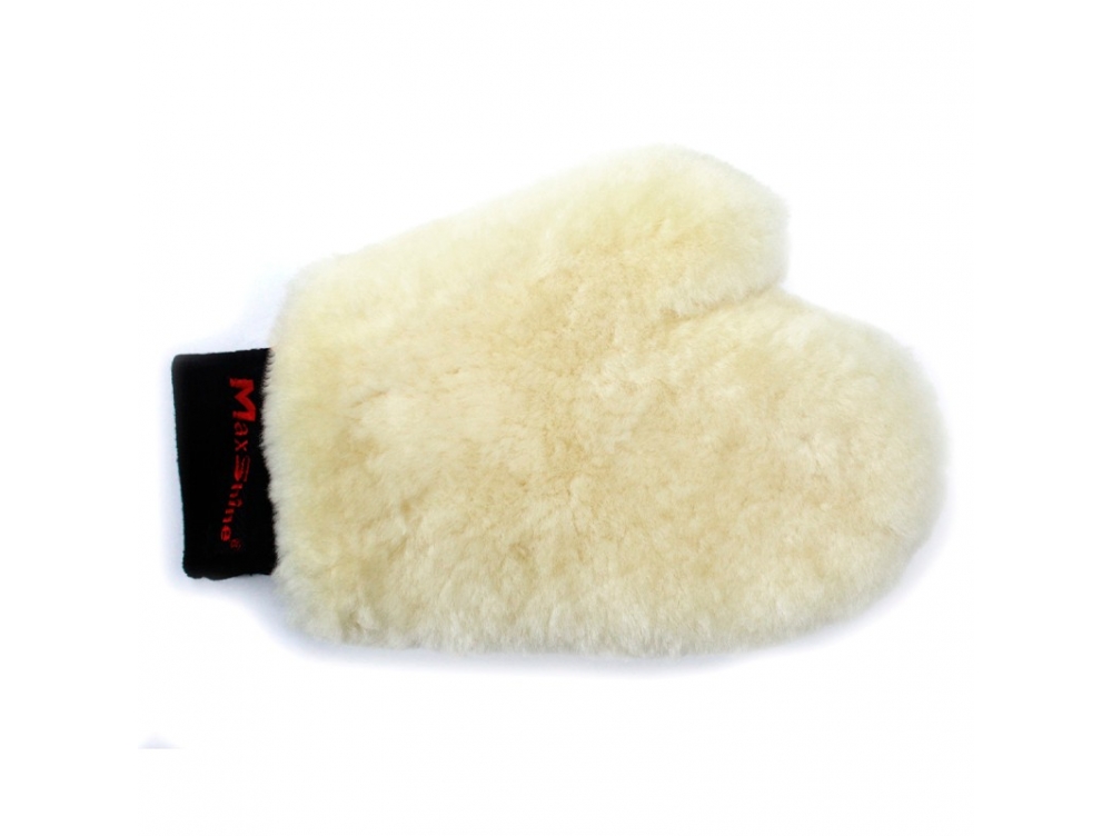 Рукавиця преміум з вовни лами для мийки авто - MaxShine Lambswool Wash Mitt Premium -