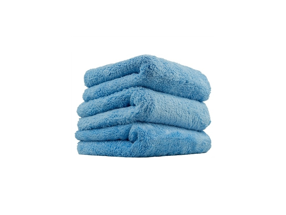 Голубое микрофибровое полотенце для детейлинга Happy Ending
