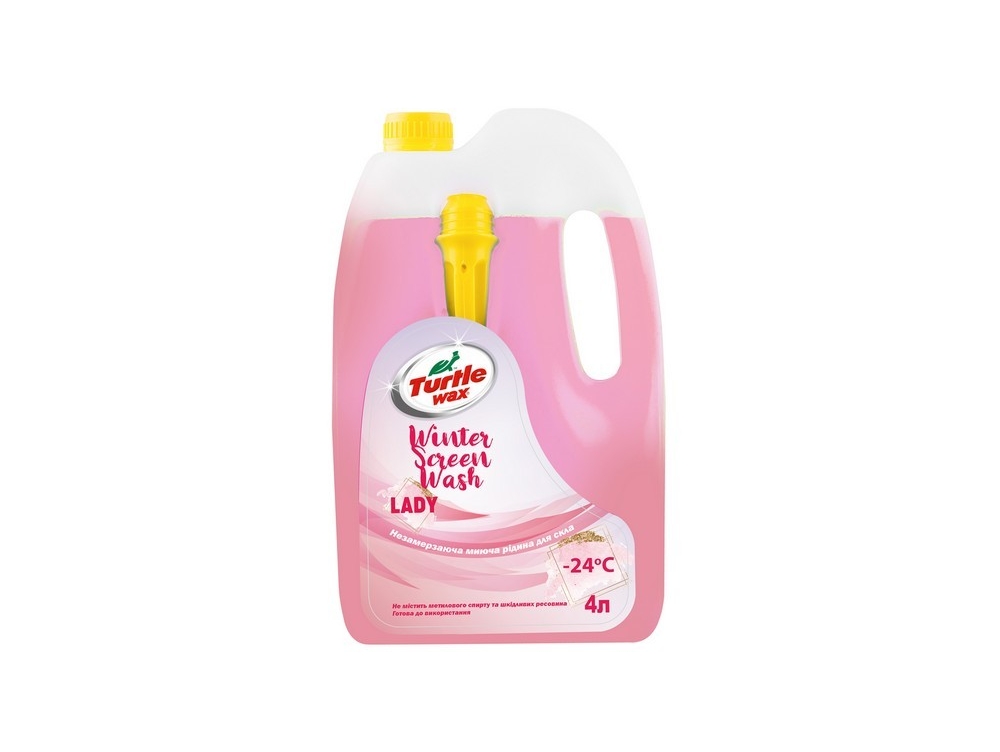 Зимняя жидскость стеклоомывателя - Turtle Wax Winter Screen Wash Lady -24°C