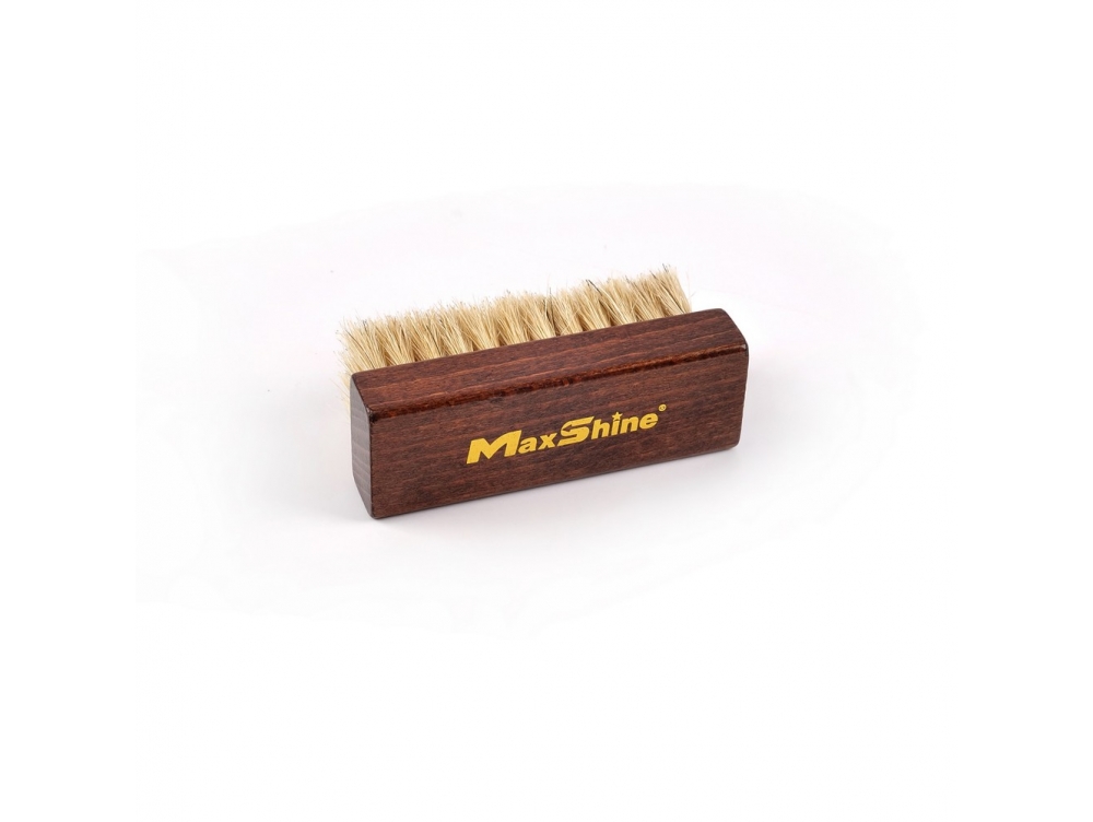 Щетка с ворсом кабана универсальная - MaxShine Leather & Textile Cleaning Brush