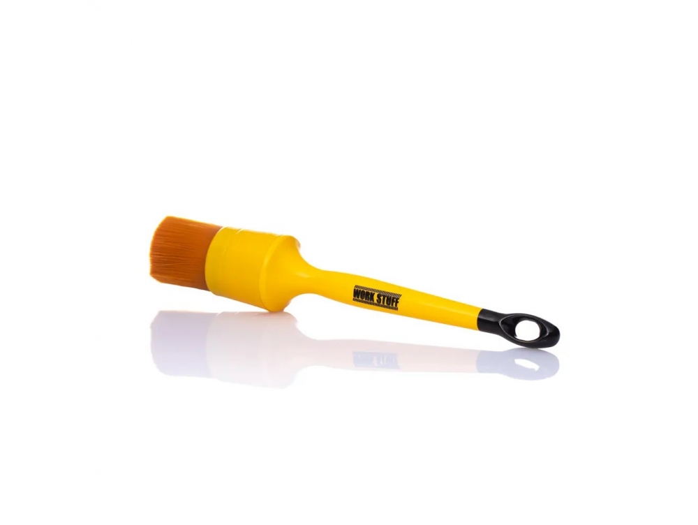 Універсальний м'який пензлик для детейлінгу - Work Stuff Detailing Brush Albino Orange 40mm -