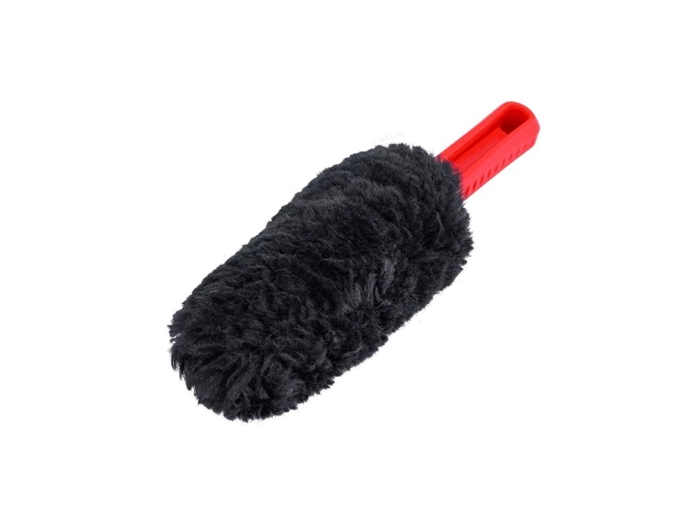 Йорж з вовни для чищення дисків - MaxShine Wool Wheel Brush Black & Red -