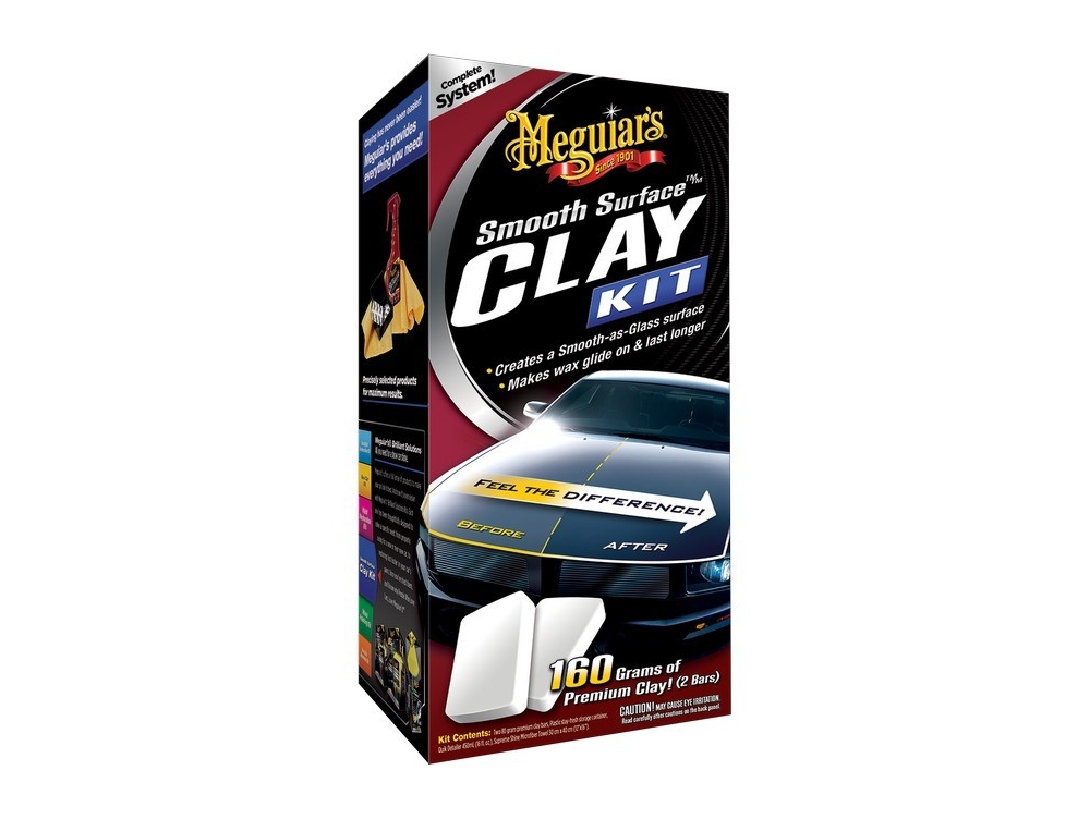 Набор для чистки кузова с эффектом полироля - Meguiar's Smooth Surface Clay Kit