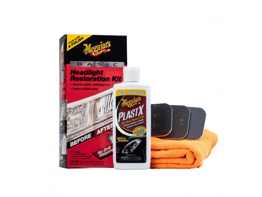 Базовий набір для відновлення фар - Meguiar's Basic Headlight Restoration Kit -