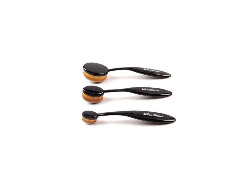 Набір ультрам'яких щіток - MaxShine Rounded Brush Combo -