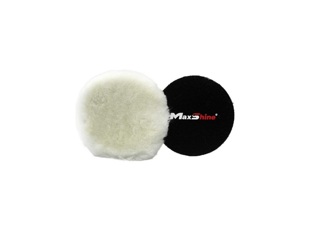 Полірувальний круг з вовни - MaxShine Premium Wool Cutting Pad Ø150 мм -