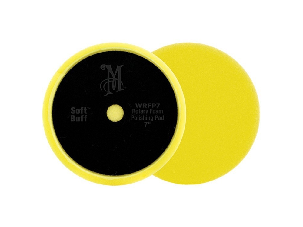 Полірувальний круг поролоновий середньої жорсткості жовтий - Meguiar's WRFP7 Rotary Foam Polishing Pad 7" -