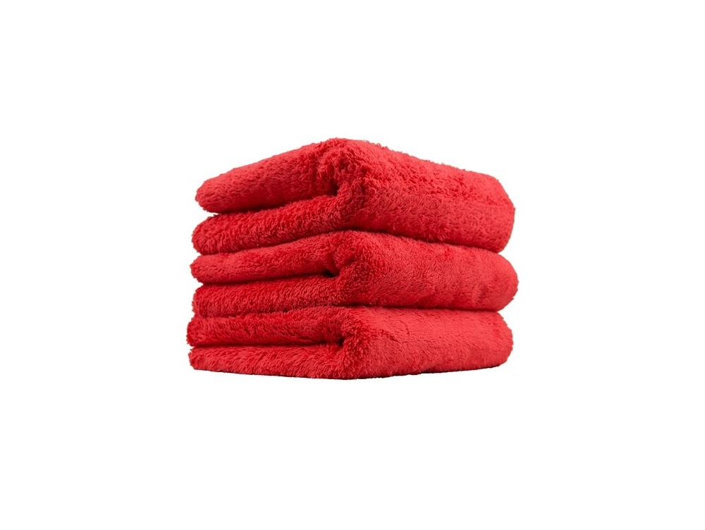 Красное микрофибровое полотенце для детейлинга Happy Ending