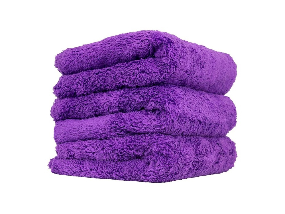 Фиолетовое микрофибровое полотенце для детейлинга Happy Ending