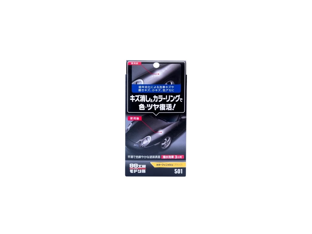 Кольорова відновлювальна поліроль для чорних авто Soft99 Color Finish Black -
