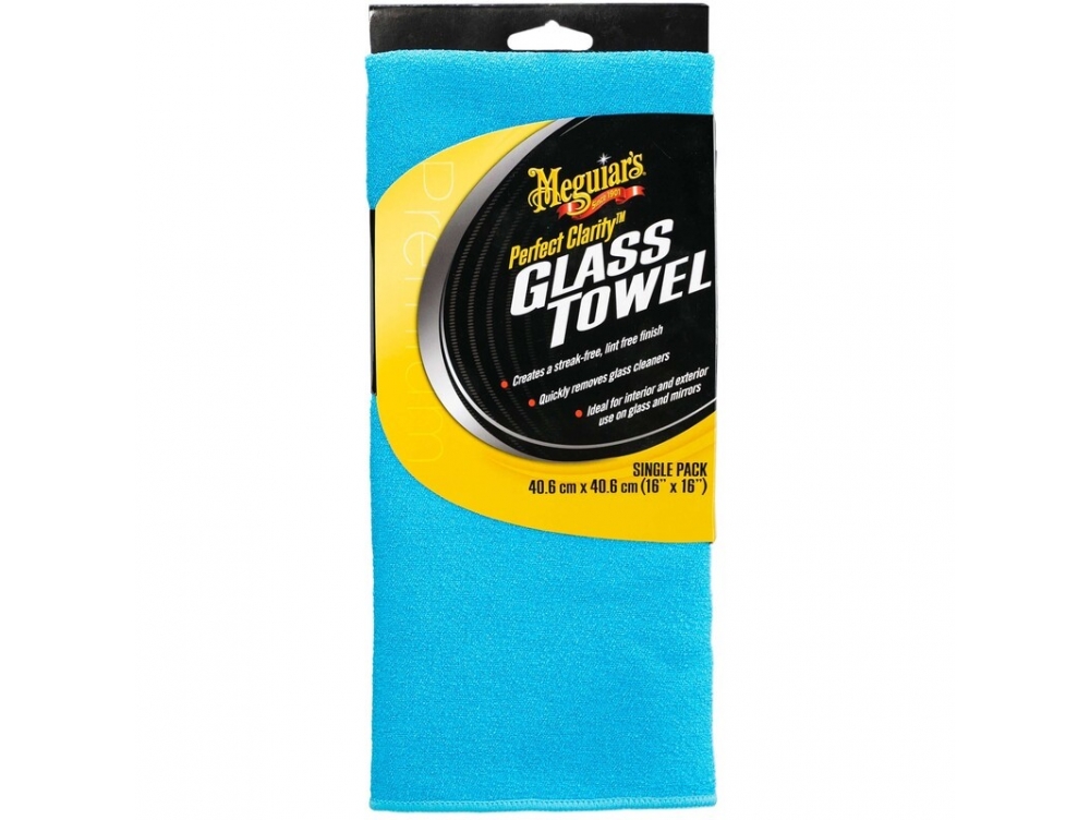 Рушник для скла синій - Meguiar's Perfect Clarity Glass Towel -